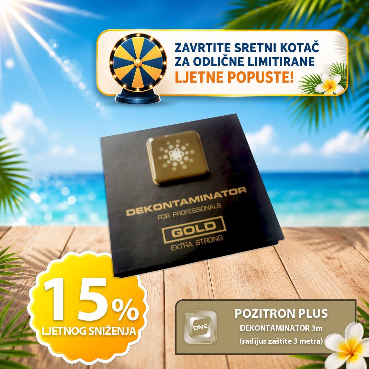 Pozitron Plus DEKONTAMINATOR 3m